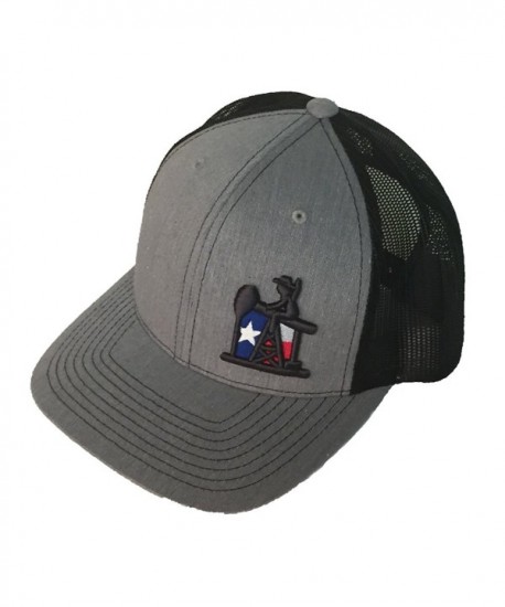 Pumpjack Cowboy The Texan- Trucker Style Snapback Hat- OSHA - CM12IJPCFFH