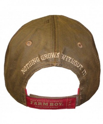 Farm Boy Mens Freedom Brown in Men's Baseball Caps