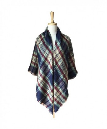 Synthiiz Tartan Blanket Scarves Fashion