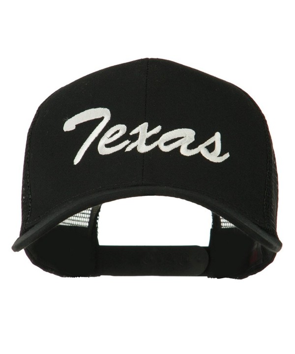 Mid States Texas Embroidered Mesh Back Cap - Black - CV11MJ3Q23H