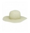 San Diego Hat Company Women's Cotton Crochet 4 Inch Brim Floppy Hat - Stone - CP1171D9XV3