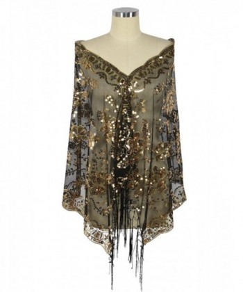 PrettyGuide Womens Fringed Wedding Evening in Wraps & Pashminas