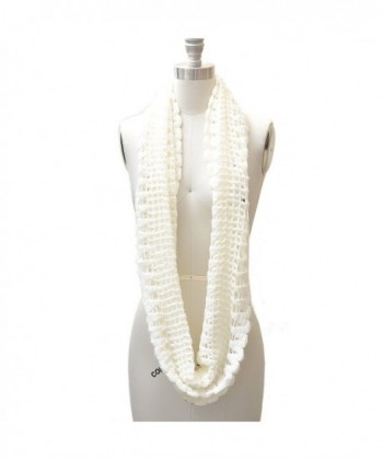 Loose Infinity Scarf White Color