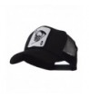 Skull and Choppers Embroidered Military Patched Mesh Cap - Large Skull - CT11FITQ3OH