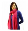 Authentic Exclusively Handmade Cashmere Scarves in Assorted Colors - Hot Pink - C912BJT498B