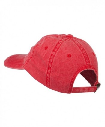 American Flag Embroidered Washed Cap in Men's Baseball Caps