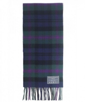 The Tartan Blanket Co. Scottish Lambswool Scarf Baird Tartan - C712E2R9HAB