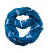 Infinity Horses Print Viscose Scarf CSJ-L-50A - Teal - CL12597CI05