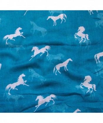 Infinity Horses Print Viscose CSJ L 50A