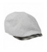 Country Gentleman Men's Roman Panelled Cap With Plaid Brim - Light Grey - CV11RIBU0G5