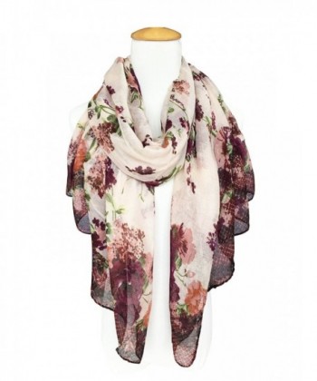 Herebuy Fashionable Floral Scarves Pretty