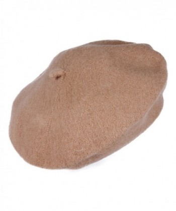 Topheadwear Wool French Beret Camel