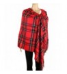 Achillea Scottish Tartan Cashmere Blanket - Red Tartan - C312N4OXFXI