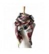 Abclothing Family Match Scarf Plaid Blanket Shawls for Adult and Kids - Blackclaret - C41883TH0GU