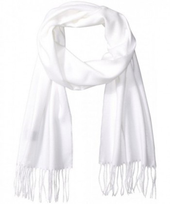 K&OumlLN Cashmere Wool Scarf for Woman and Men - Premium Quality 100% Pashmina Cashmere - White - CH12D8TACL7