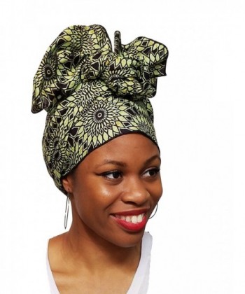 Light Green African Ankara Multicolor