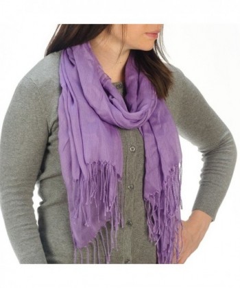 Purple Box Jewelry Solid Orange in Fashion Scarves