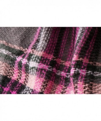 Womens Tartan Scarf Checked Pashmina