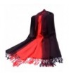 TopTie Scarf Tassel Solid Tow Tone