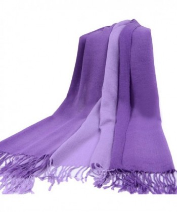 TopTie Scarf Tassel Solid Tow Tone in Fashion Scarves