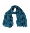 Dogs Print Cotton Scarf CSJ-L-52 - Teal - C81250ZY5JN