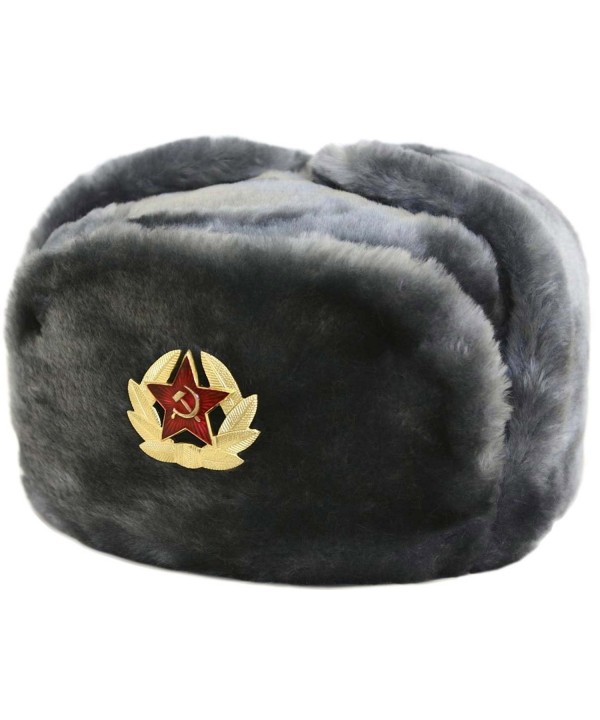 Hat Russian Soviet Army Air force Fur Military Ushanka * GR * Size L - CR1161TE44J