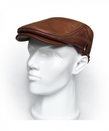 lethmik Leather Newsboy Vintage Stylish in Men's Newsboy Caps