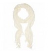 DRY77 Solid Plain Wrinkled Designer Inspired Fashion Shawl Scarf - Quarter Pearl Lusta White - C011CQKLCVF