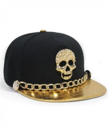 Adjustable Hip hop Metal Studded Snapback