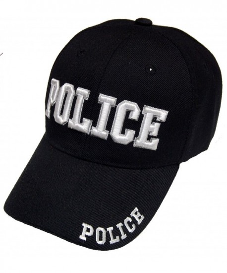 CheapRushUniform Police Officer Cap Embroidered Baseball Cap - CE187GC6D45