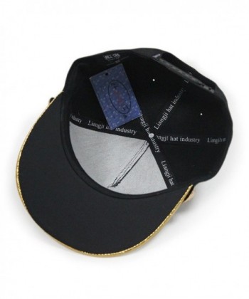 Adjustable Hip hop Metal Studded Snapback in Men's Baseball Caps