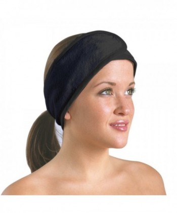 JMT Beauty Black Spa Terrycloth Headband- 3" X 25"- A Pack of 3 Pcs - CI11YS425JZ