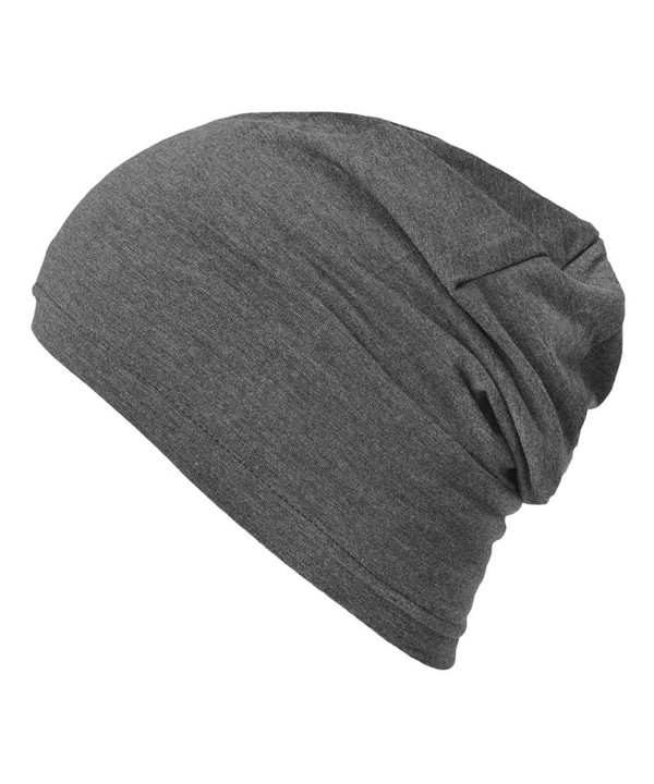 CHARM Casualbox Mens Womens Beanie Hat Thermal Stretch Sports Fitness Made in Japan - Gray - CJ11BAI4WQP