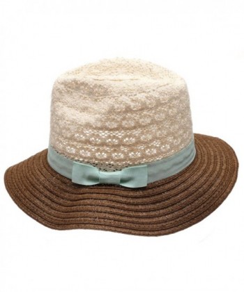 MIRMARU Womens Summer Crochet Floppy in Women's Sun Hats