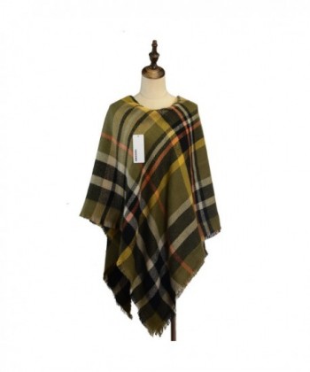 Womens Tartan Scarf Checked Pashmina