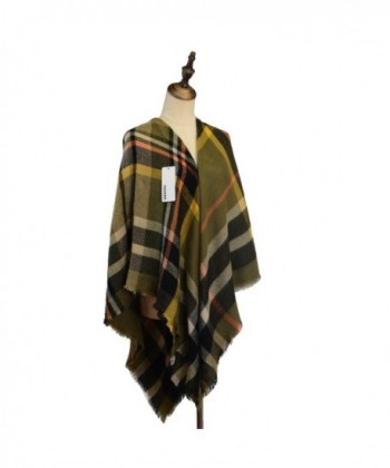 Womens Tartan Scarf Checked Pashmina in Fashion Scarves