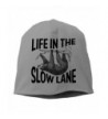 Life In The Slow Lane Sloth Lovers Beanies Cap - Deep Heather - CQ12O87HA1C