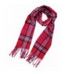 Tapp Cashmere Plaid Tassel Scarf