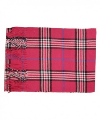 Tapp Cashmere Plaid Tassel Scarf in Cold Weather Scarves & Wraps