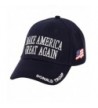 E-Flag Donald Trump Make America Great Again Hats Embroidered - Navy - CE12J872OP1