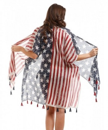 MIRMARU Womens Summer American 704 USA in Fashion Scarves