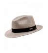 Sterkowski Fedora 'Corleone' Summer Linen Sewn Hat - Beige - CS125K362O1