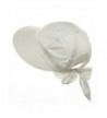 Ladies White Cotton Garden Hat