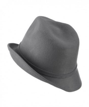 Wool Felt Fedora Big Bow in Women's Fedoras