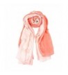 Cackss Silk Scarf Winter Womens' Gradient Color Scarf Summer Beach Towel 77x 39inches - Pink - C312O342BC0