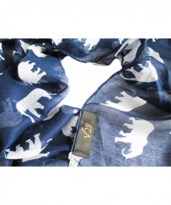 Gorgeous Elephant Print Scarf Shawl in Fashion Scarves