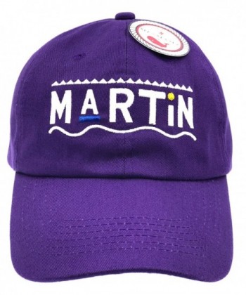 CUSTOM Martin TV Show Hat Baseball Cap 90s Dad Hat - Purple - C818899CLI7