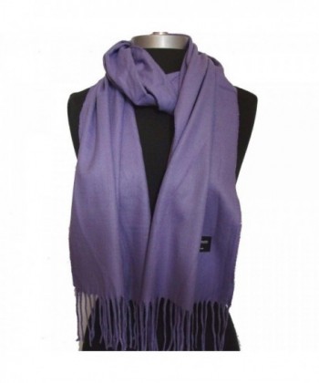 Purple_(US Seller)72"X12" Solid Scarf Made in Scotland Warm Winter - CM12EHC2W6N