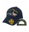 Eagle Emblems Men's US Navy Ship Fleet Embroidered Ball Cap - black - C011SRQ6MNP