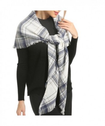 Blanket Scarf Poncho Plaid Women